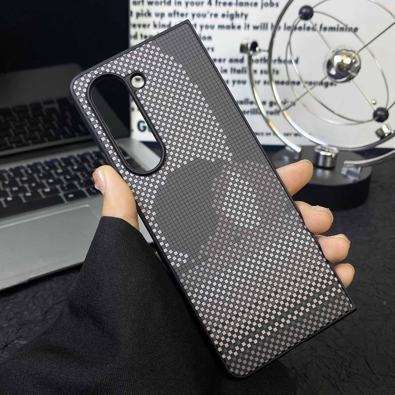 Retro Cyberpunk Pixels Matte Case for Samsung Galaxy Z Fold 6 5 4 