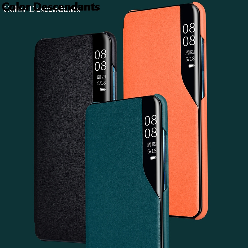 Smart View Flip Leather Phone Case For Samsung Galaxy A51 A71