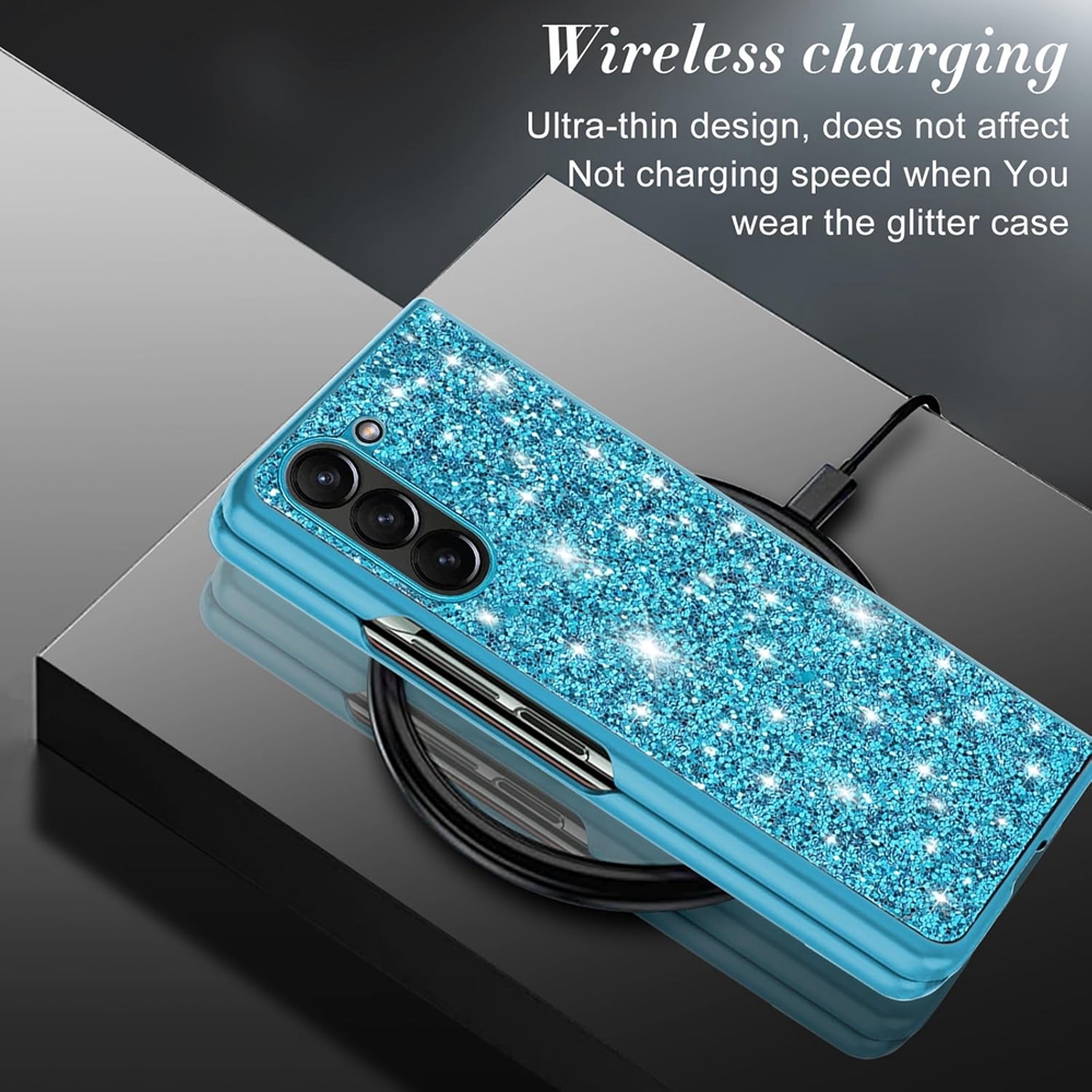 Luxury Glitter Plating Bling Case For Samsung Galaxy Z Fold 6 5 4 3