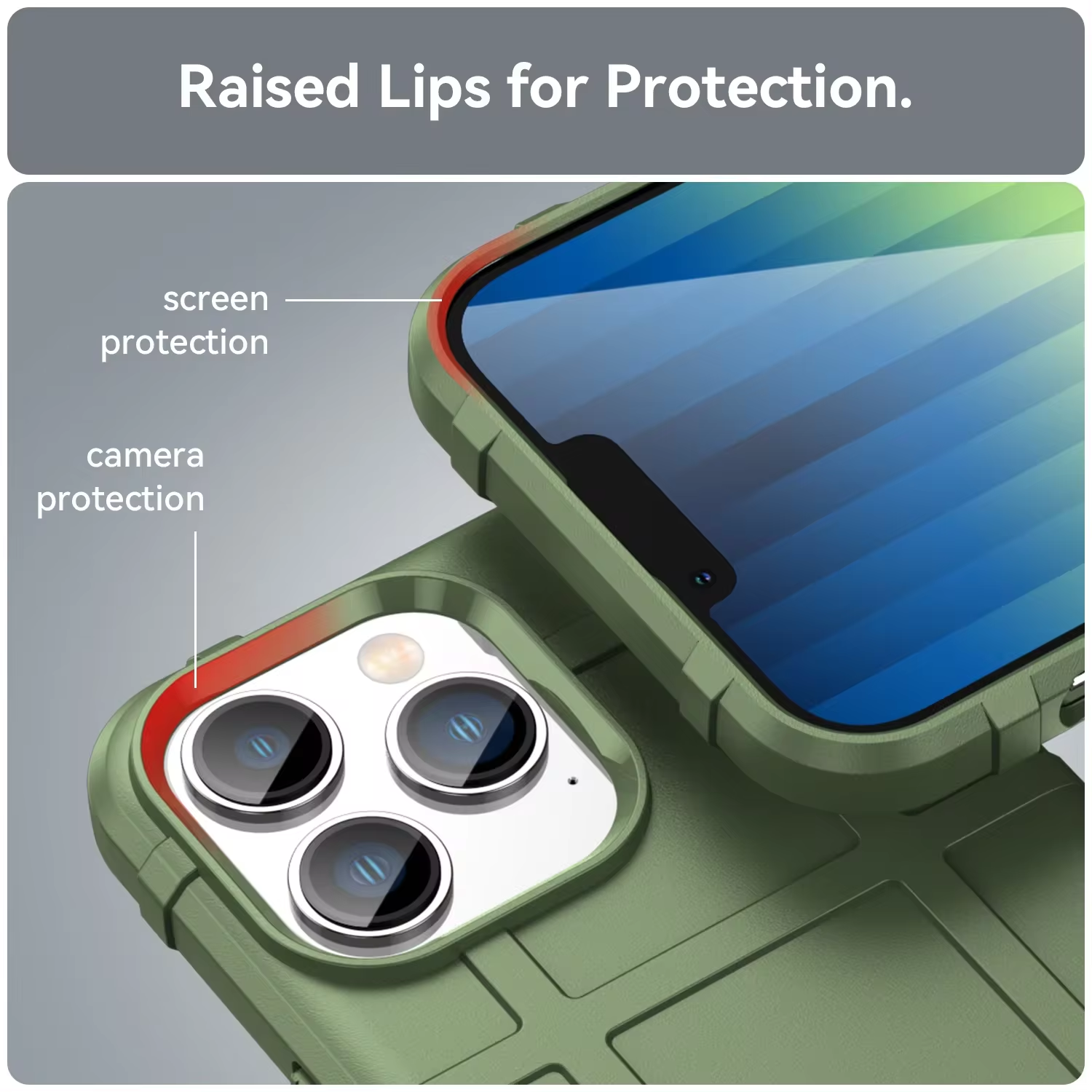 2024 New Armor Rugged Shield Phone Case For iPhone 15 Series
