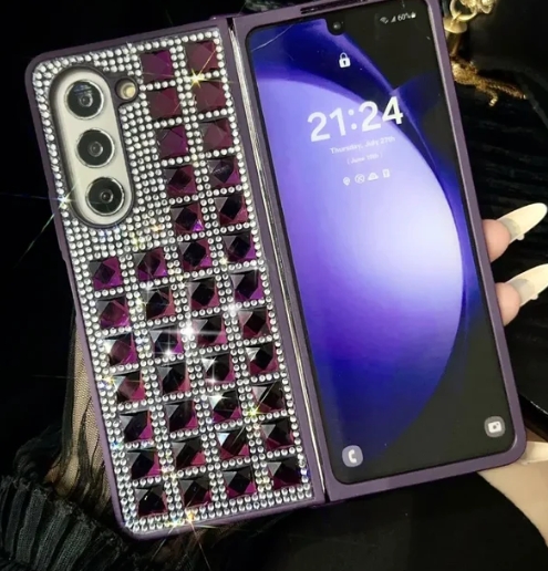 Luxury Bling Glitter Folding Case For Galaxy Z Fold Series