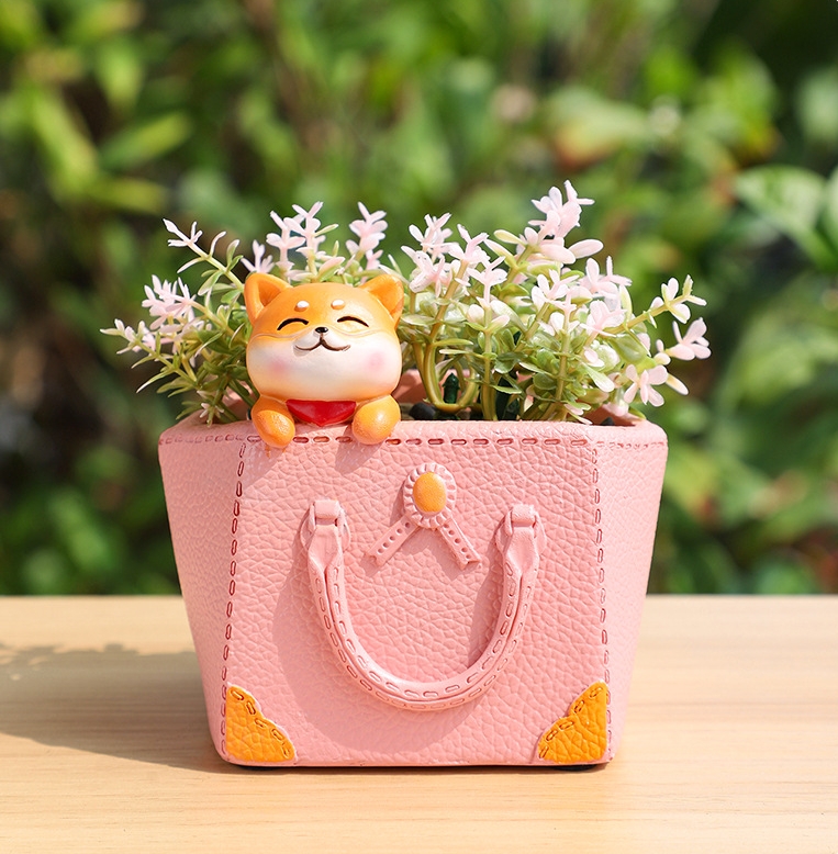 Home balcony garden succulent resin flower pot