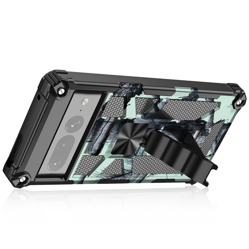 Military Camouflage Rugged Armor Shockproof Phone Case For Google Pixel 6 7 8 Pro 