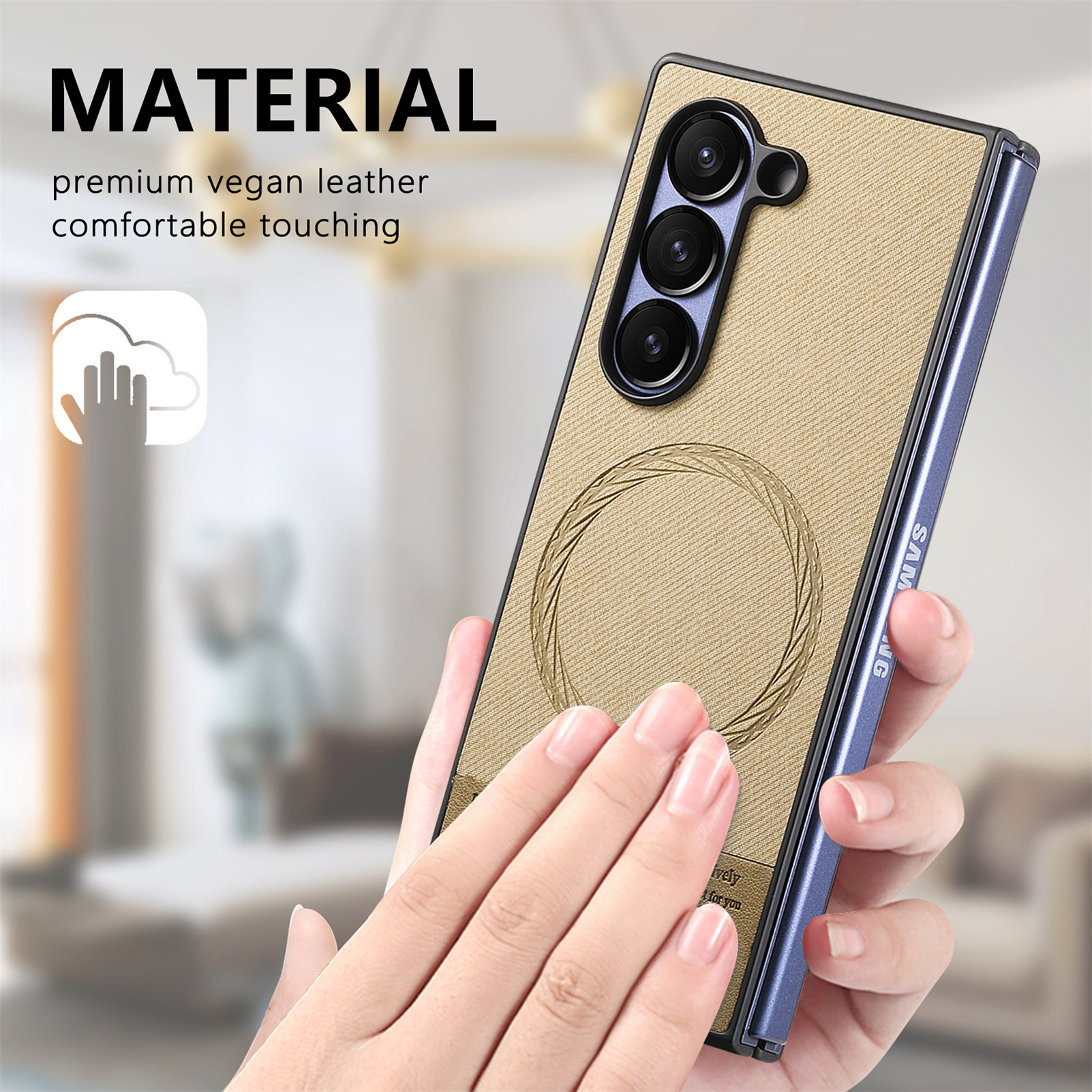 New Upgrade Luxury Magnetic Phone Case For Samsung Galaxy Z Fold 6