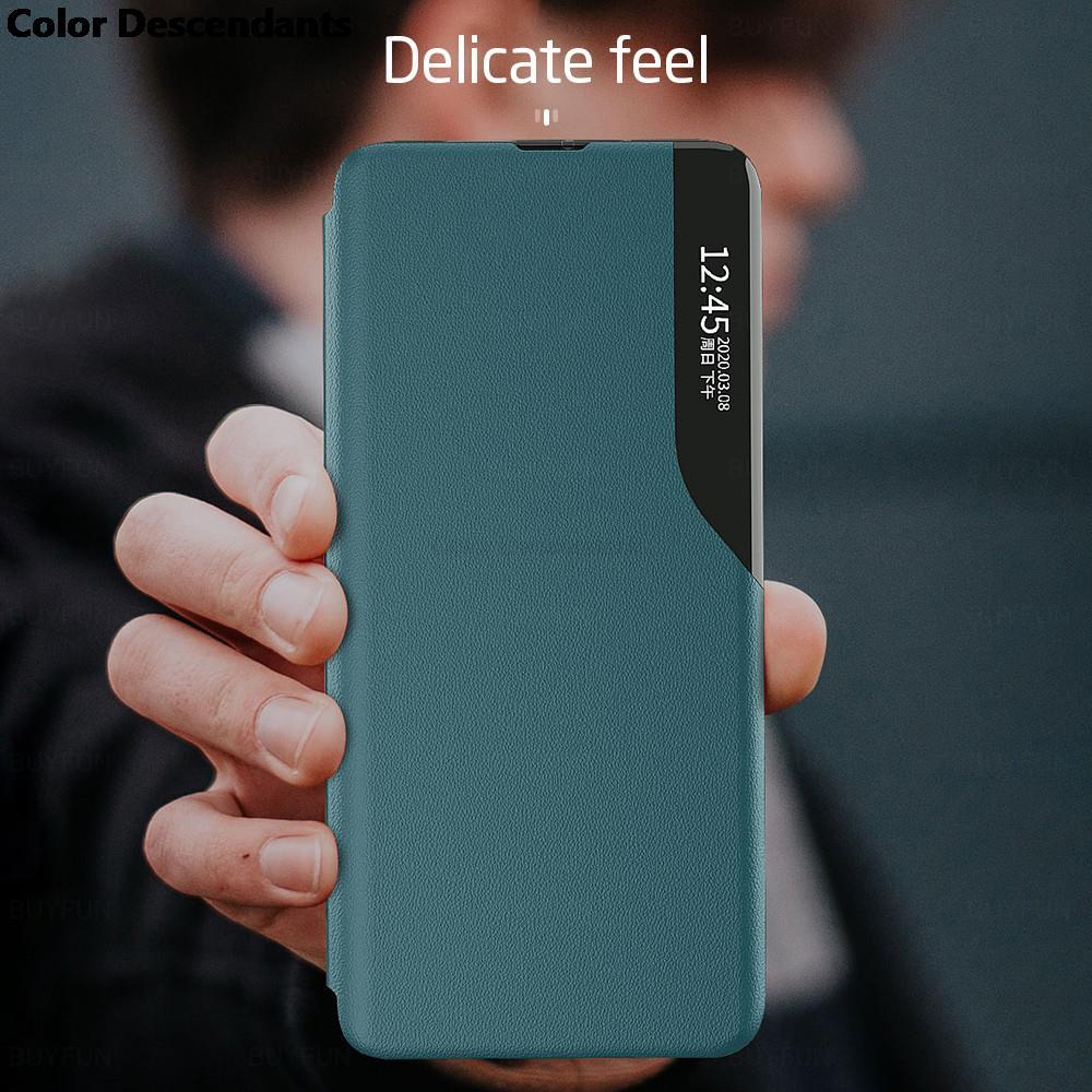 Smart View Flip Leather Phone Case For Samsung Galaxy A51 A71