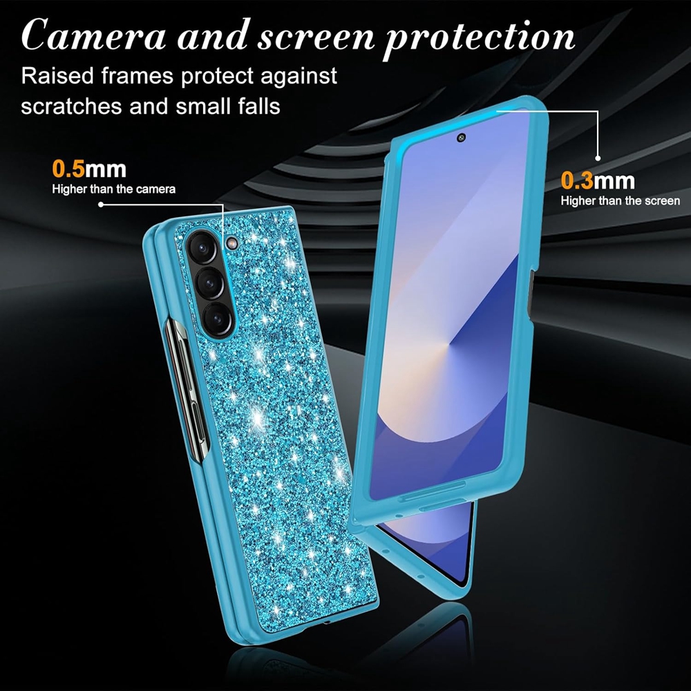 Luxury Glitter Plating Bling Case For Samsung Galaxy Z Fold 6 5 4 3