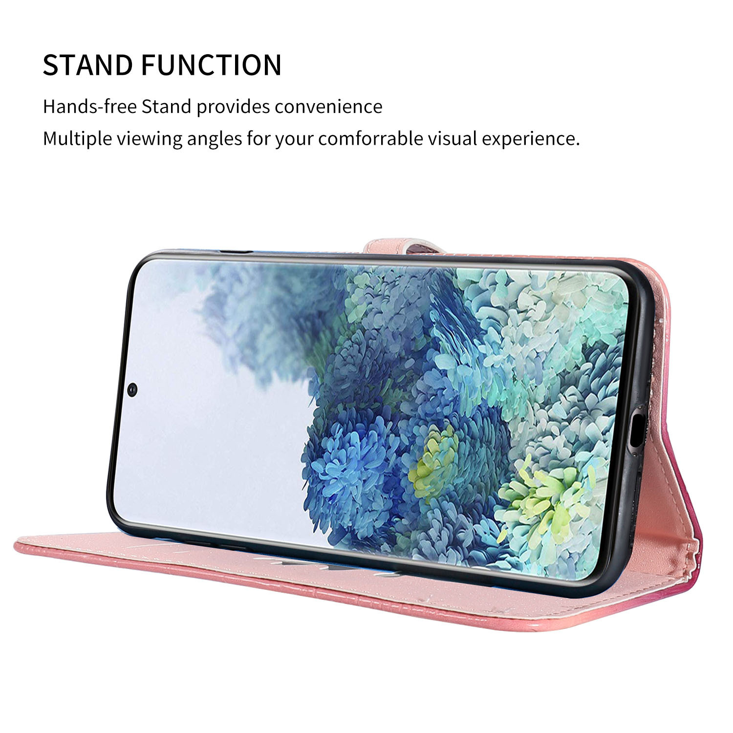 Crocodile Gradient Pattern Card Holder Phone Case For Samsung Galaxy S24 Plus Ultra