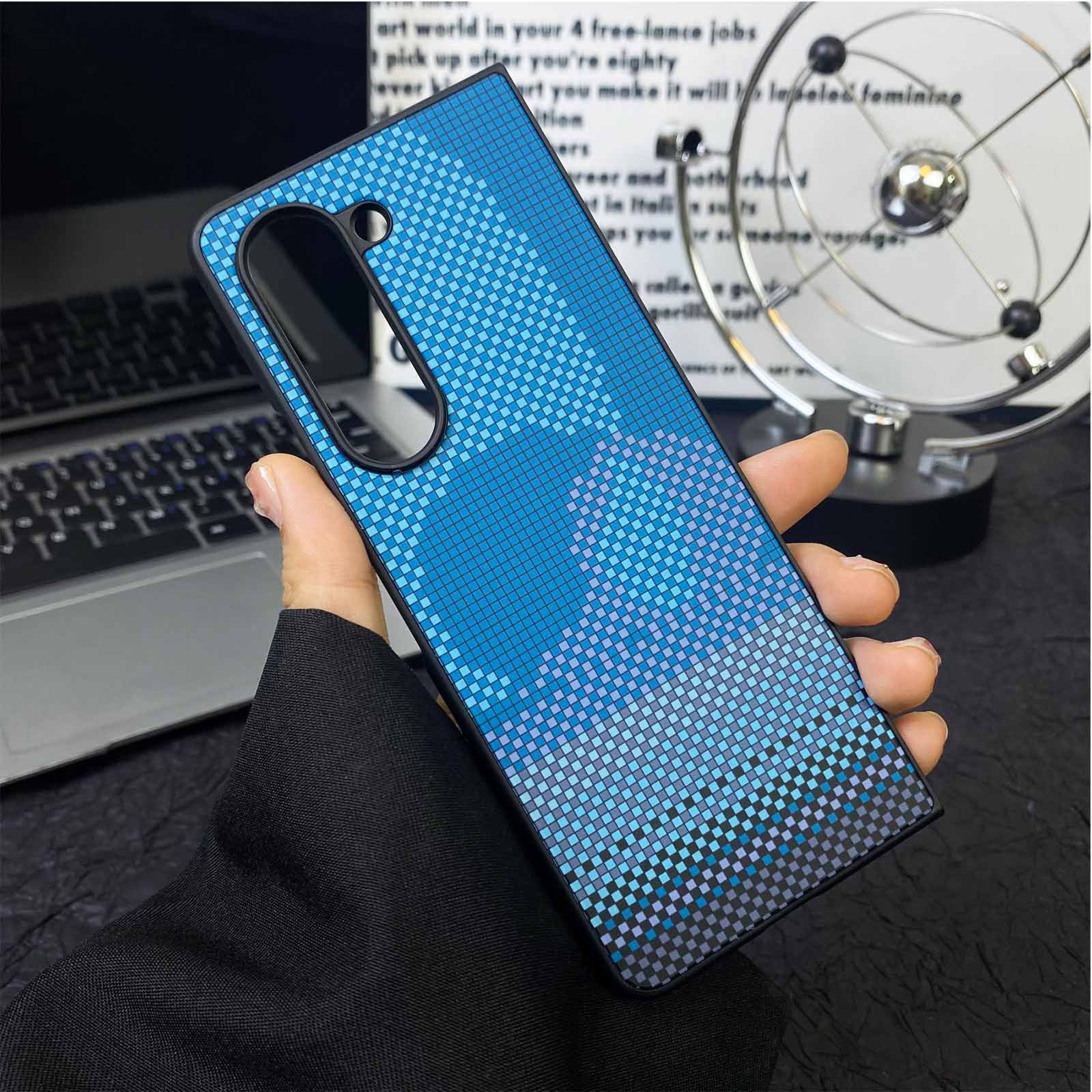Retro Cyberpunk Pixels Matte Case for Samsung Galaxy Z Fold 6 5 4 