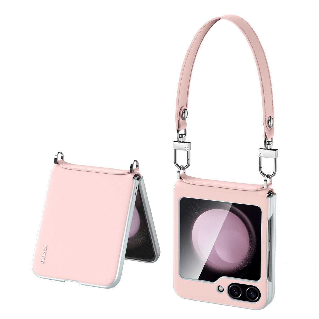 Matte Anti-Fingerprint Hinge Armor Back Case For Samsung Galaxy Z Flip6/5