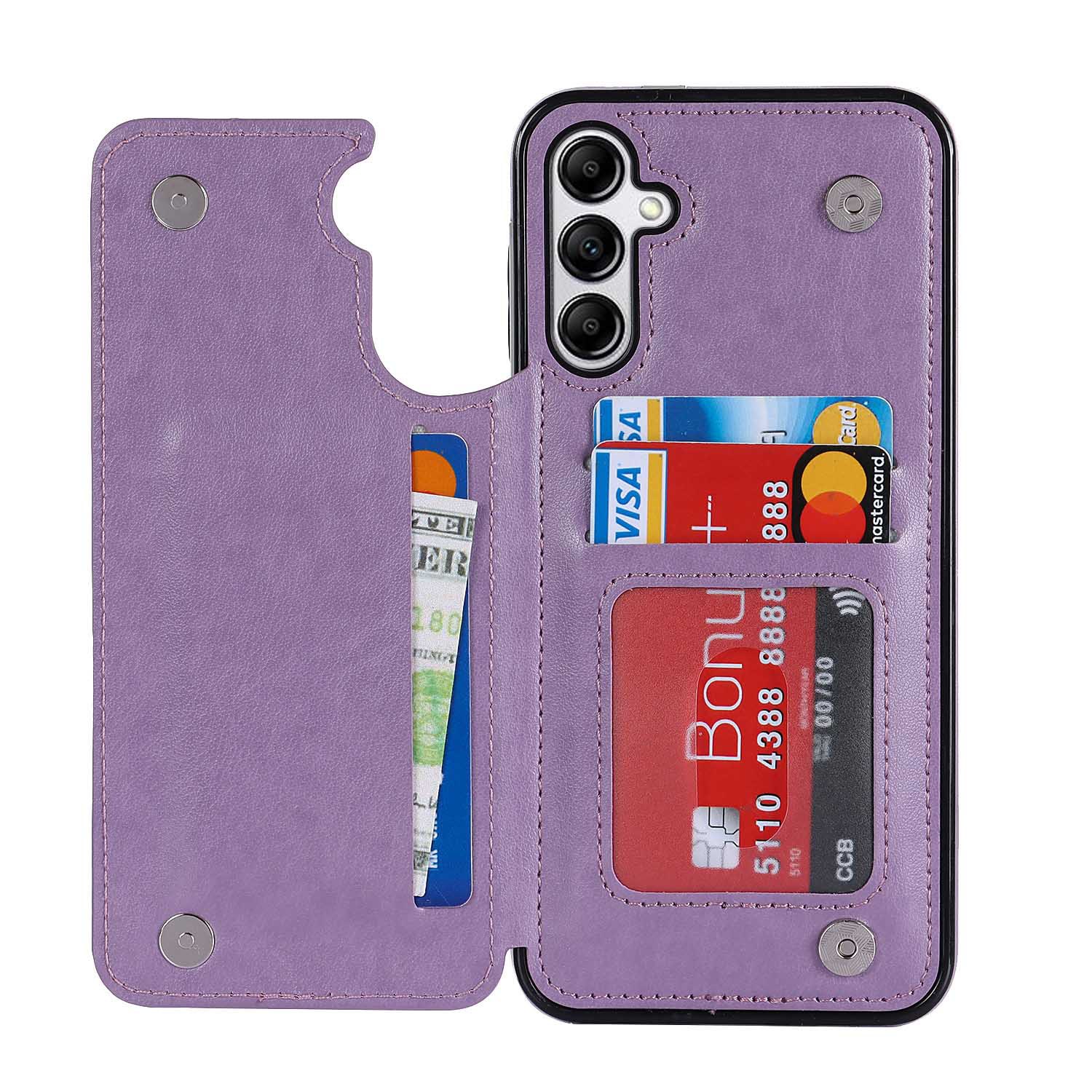 Mandala Floral Flip Leather Wallet Case for Samsung Galaxy A54 5G