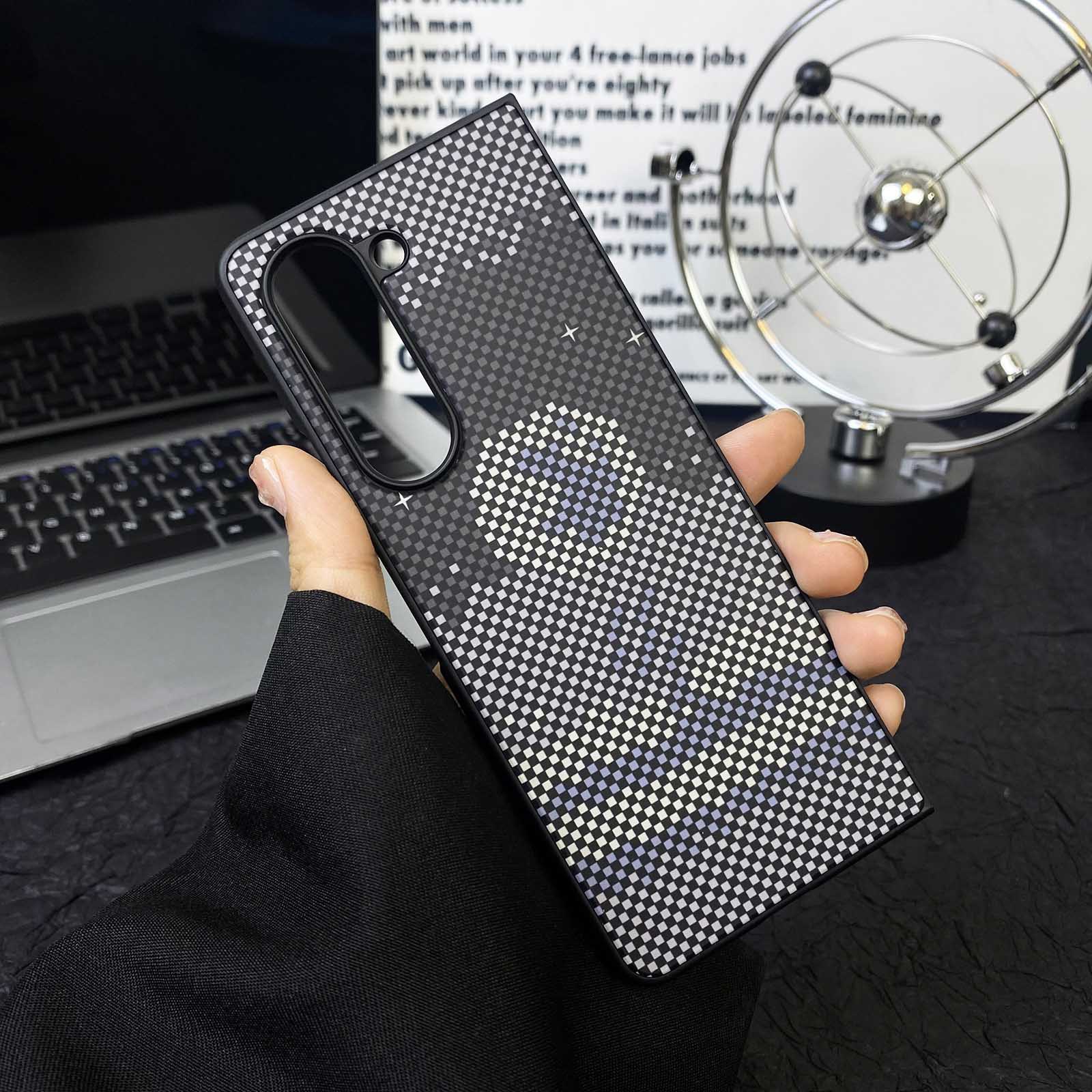 Retro Cyberpunk Pixels Matte Case for Samsung Galaxy Z Fold 6 5 4 