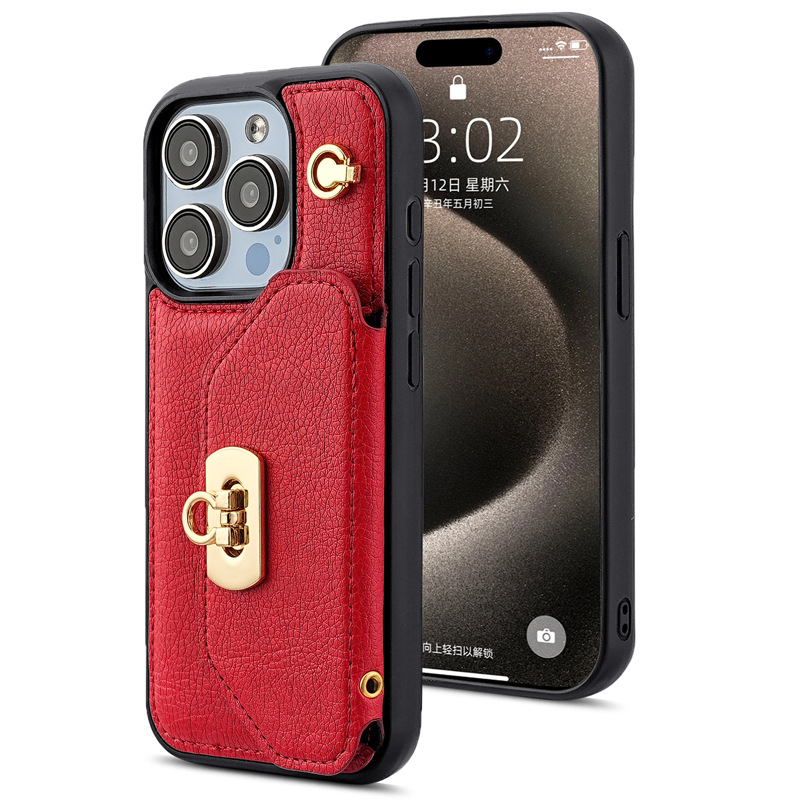 Premium Magnetic Genuine Leather Wireless Charging Camera Protection Case For iPhone 16/15/14 Series