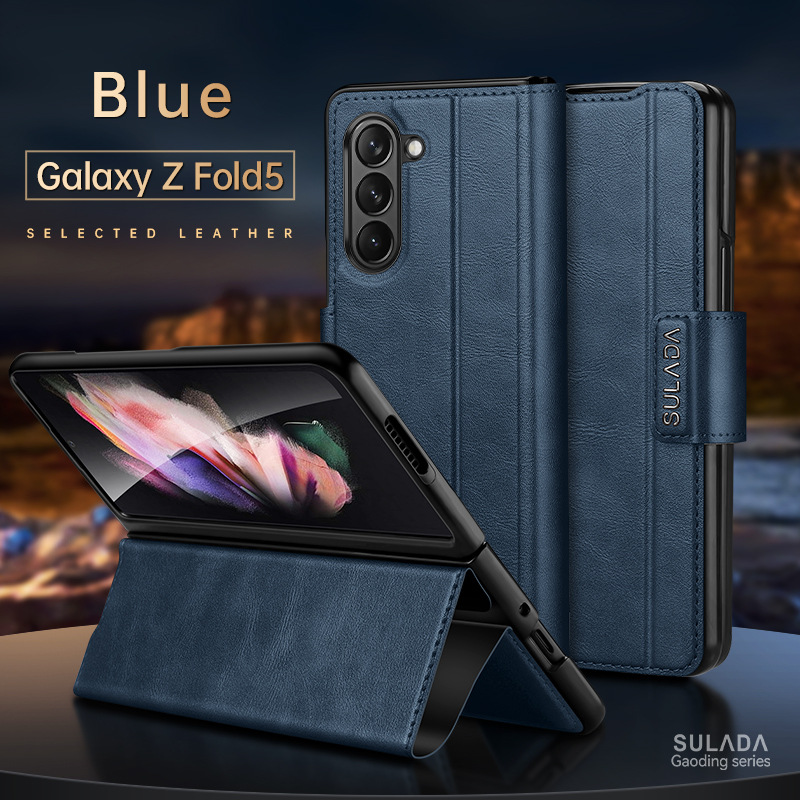 Anti-Dust Shockproof Leather Bag Case for Samsung Galaxy Z Fold 6 5 4 3