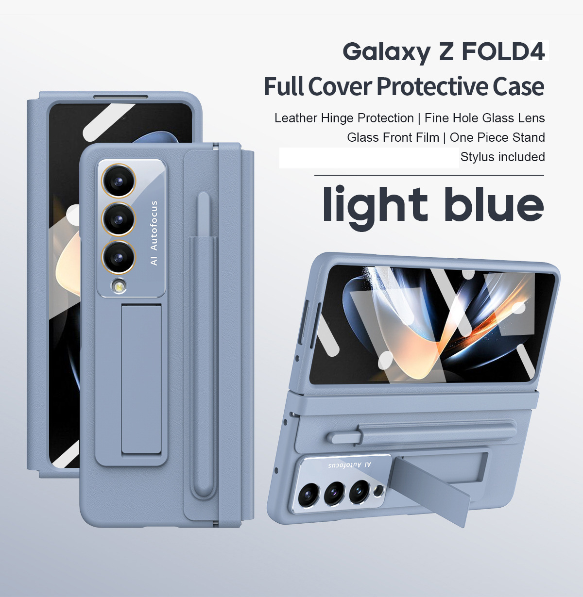 Leather Hinge With Pen Slot Stylus Phone Cases For Samsung Galaxy Z Fold 6 5 4