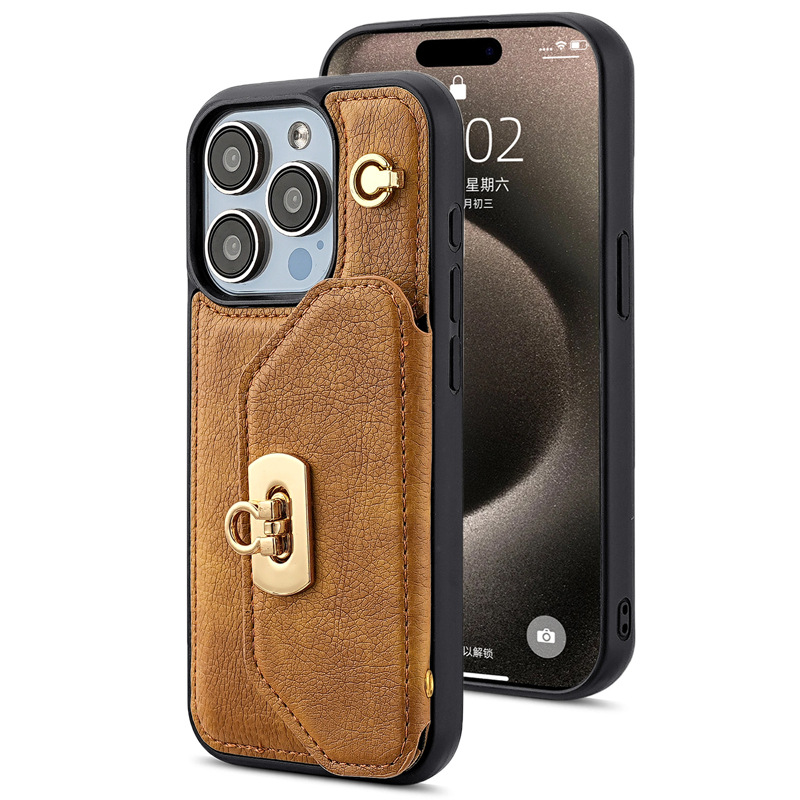 Premium Magnetic Genuine Leather Wireless Charging Camera Protection Case For iPhone 16/15/14 Series