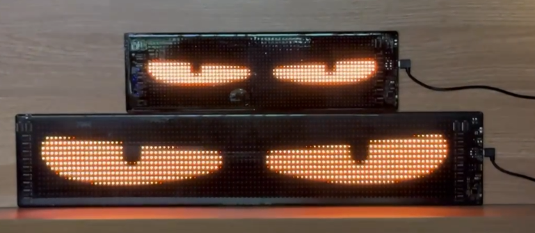 [Exclusive production]Colorful Eye Lamp Soft Screen for Car Windows