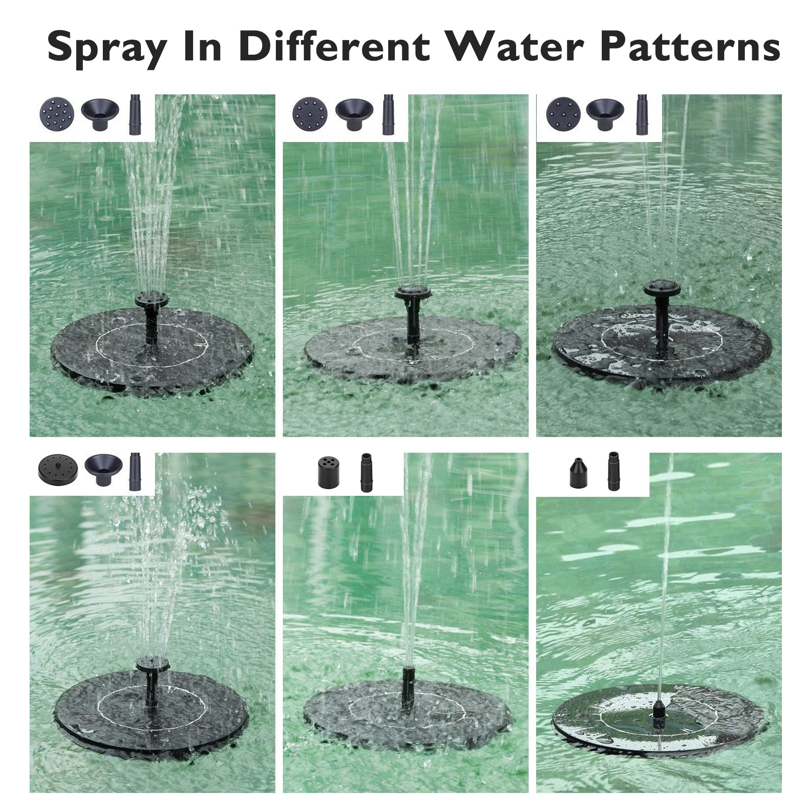 Solar Powered Fountain Pump