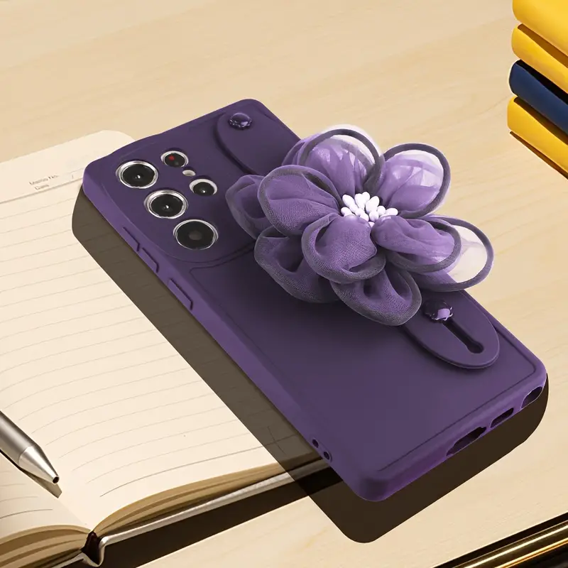 wrist strap women phone case with flower holder for samsung galaxy s23 galaxy s23 galaxy s23 ultra galaxy s24 galaxy s24 galaxy s24 ultra details 4