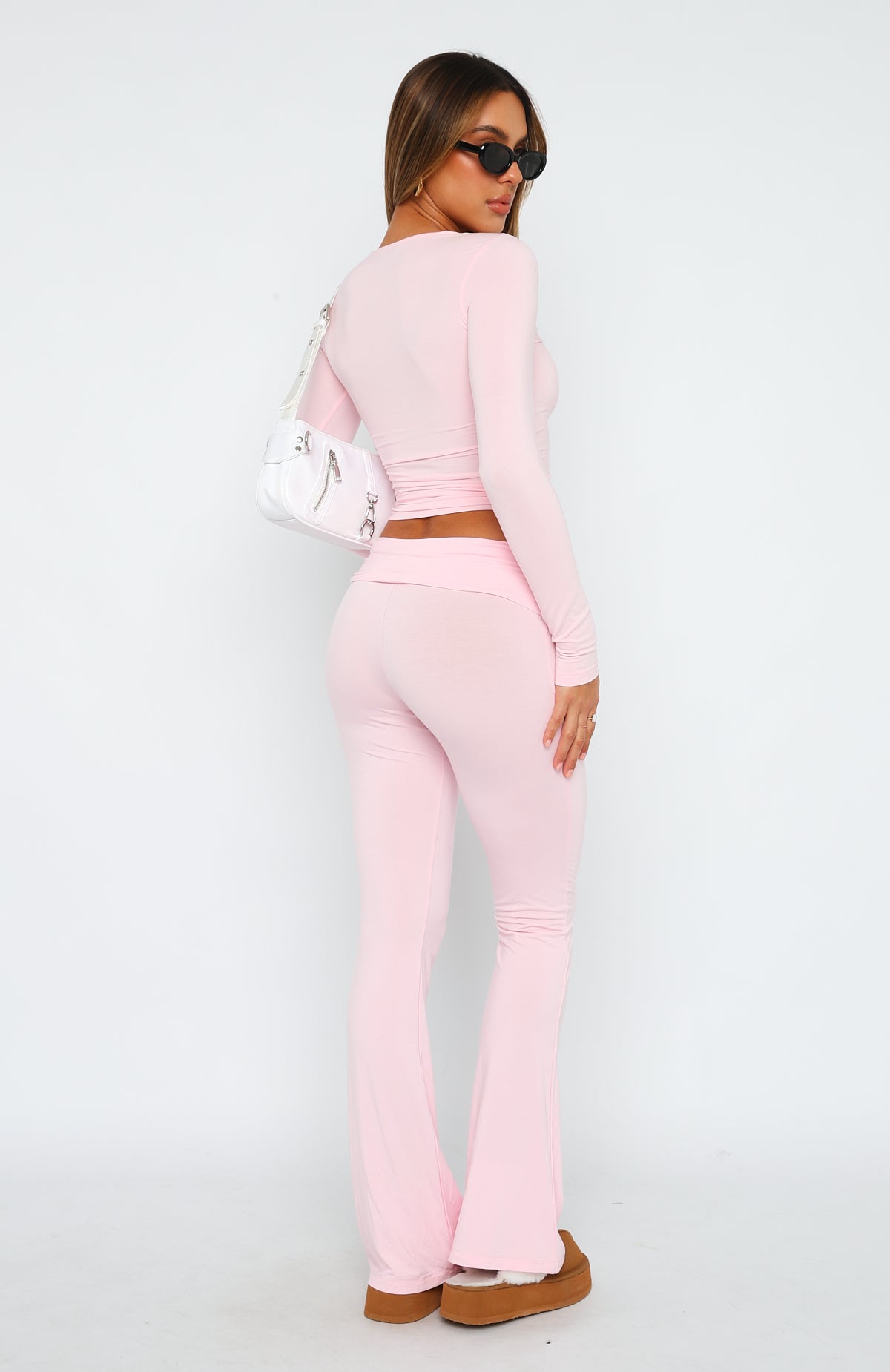 Don't You Worry Two-Piece Set Baby Pink