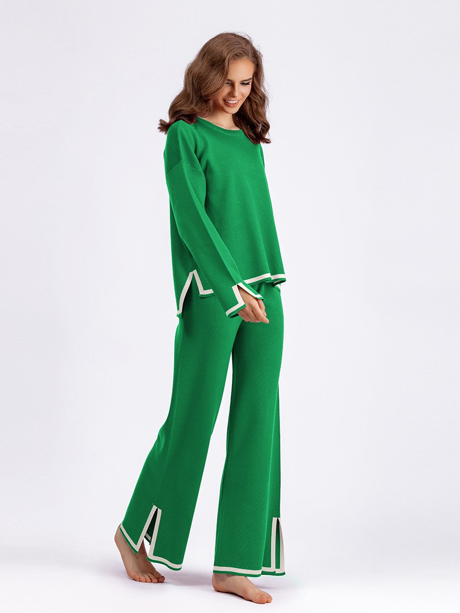 Classy Elastic Knit Lounge Set