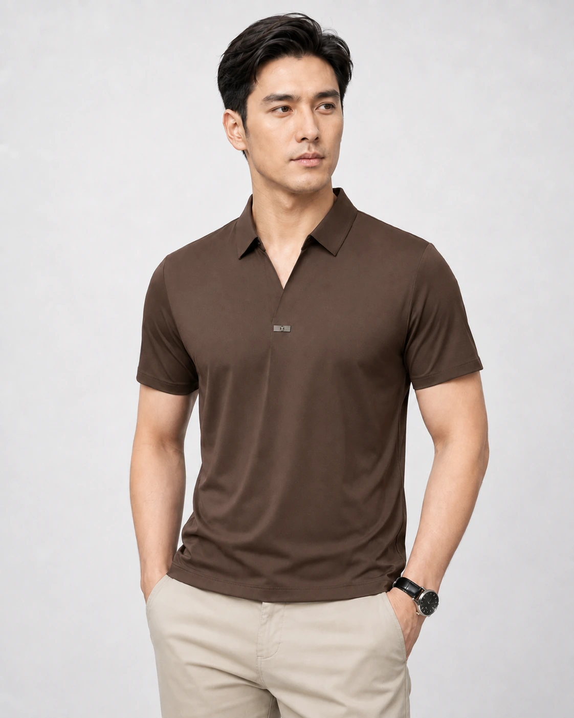 Men's Seamless Luxe Performance Polo