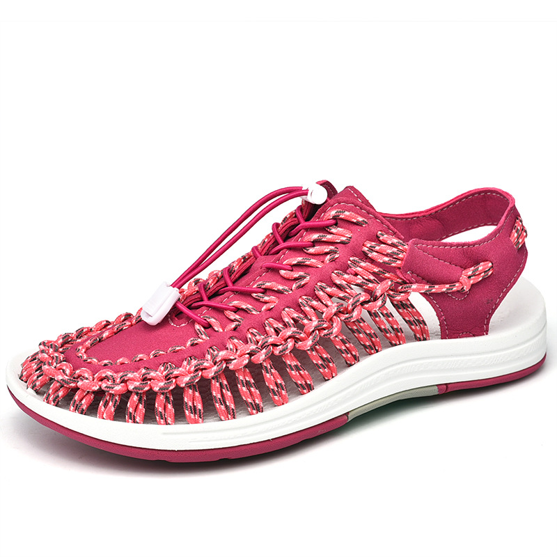 Woven sandals men's outdoor beach shoes