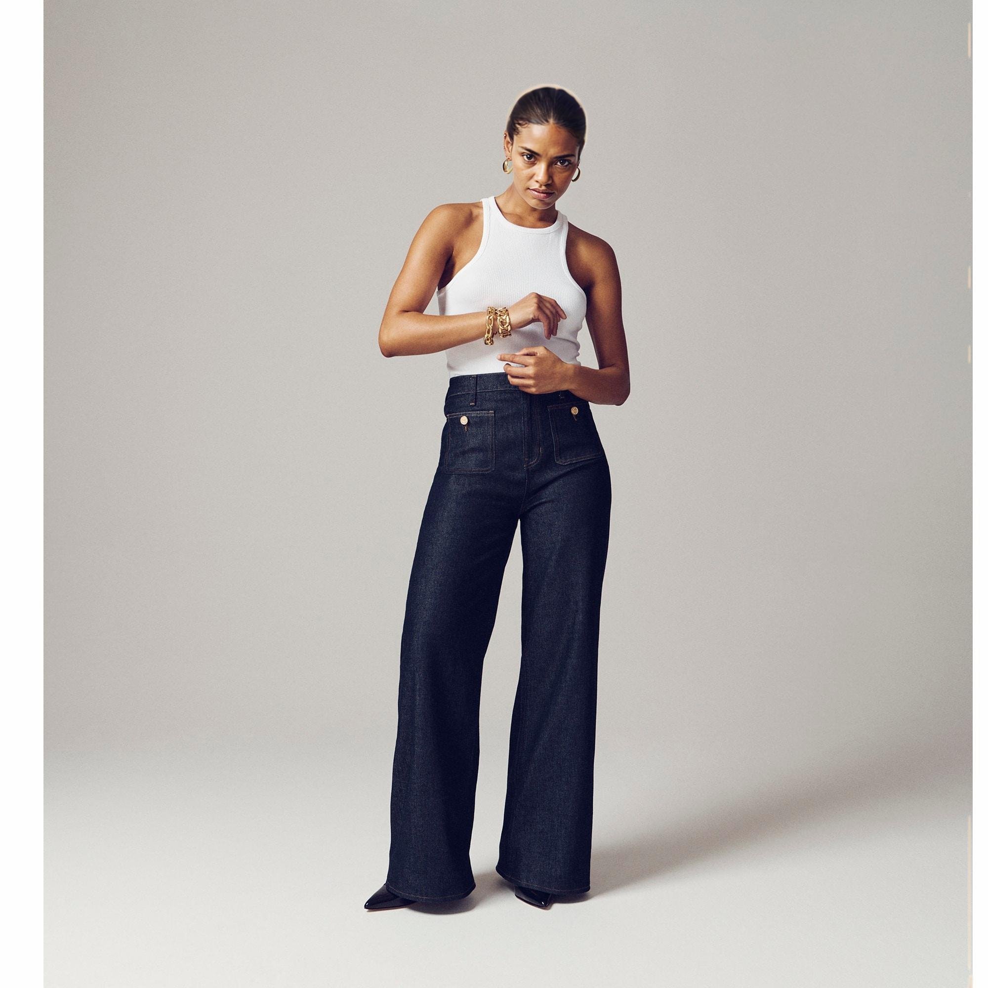 🔥Hot Sale 49% OFF🔥 -2025 New Fashion Tummy Control Sailor Wide Leg Trouser(Buy 2 Free Shipping)