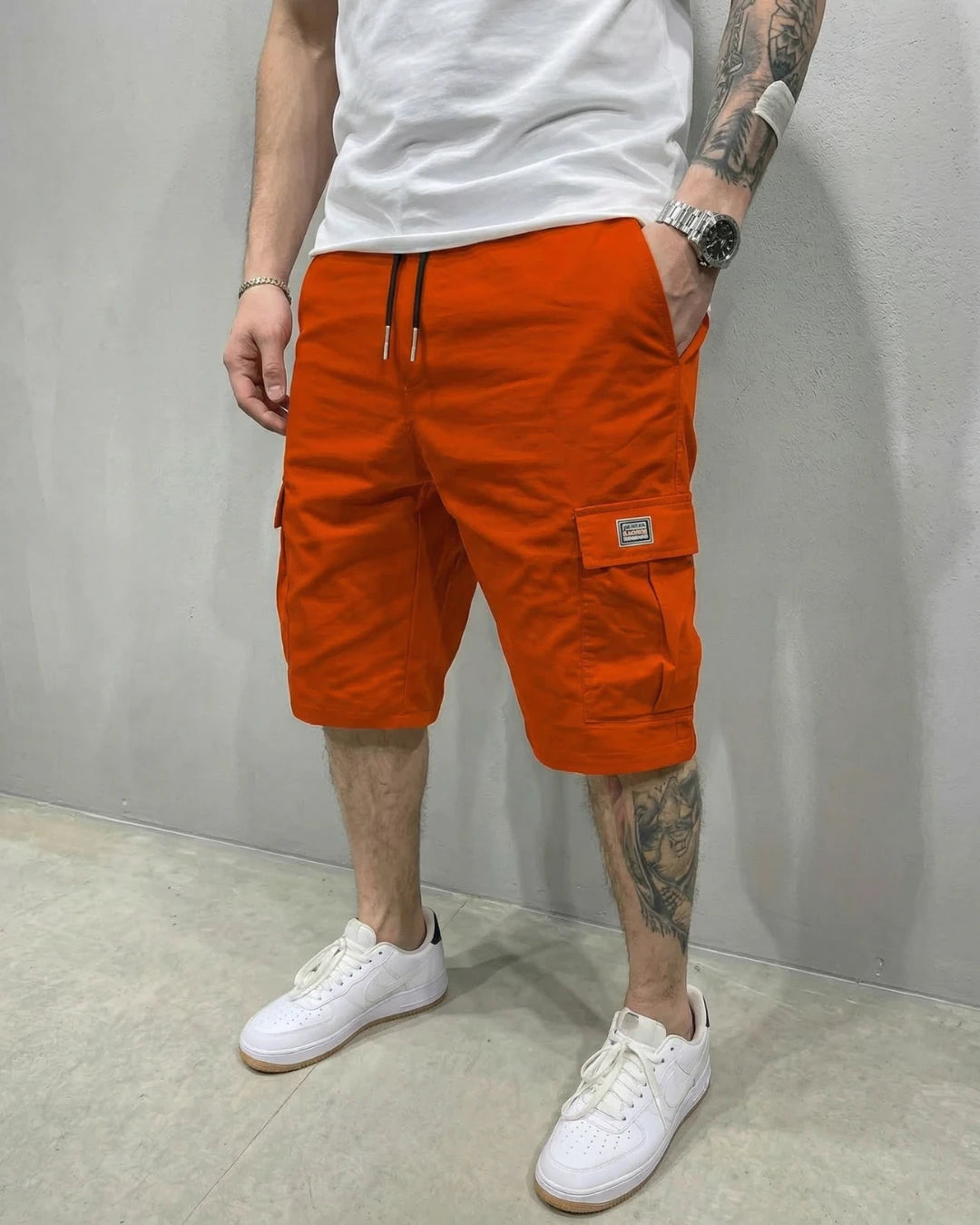 Ashton Cargo Shorts - Lion Style