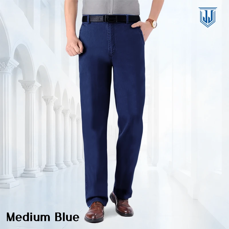 JettJeans3 - Men's Classic Straight Fit Stretch Jeans