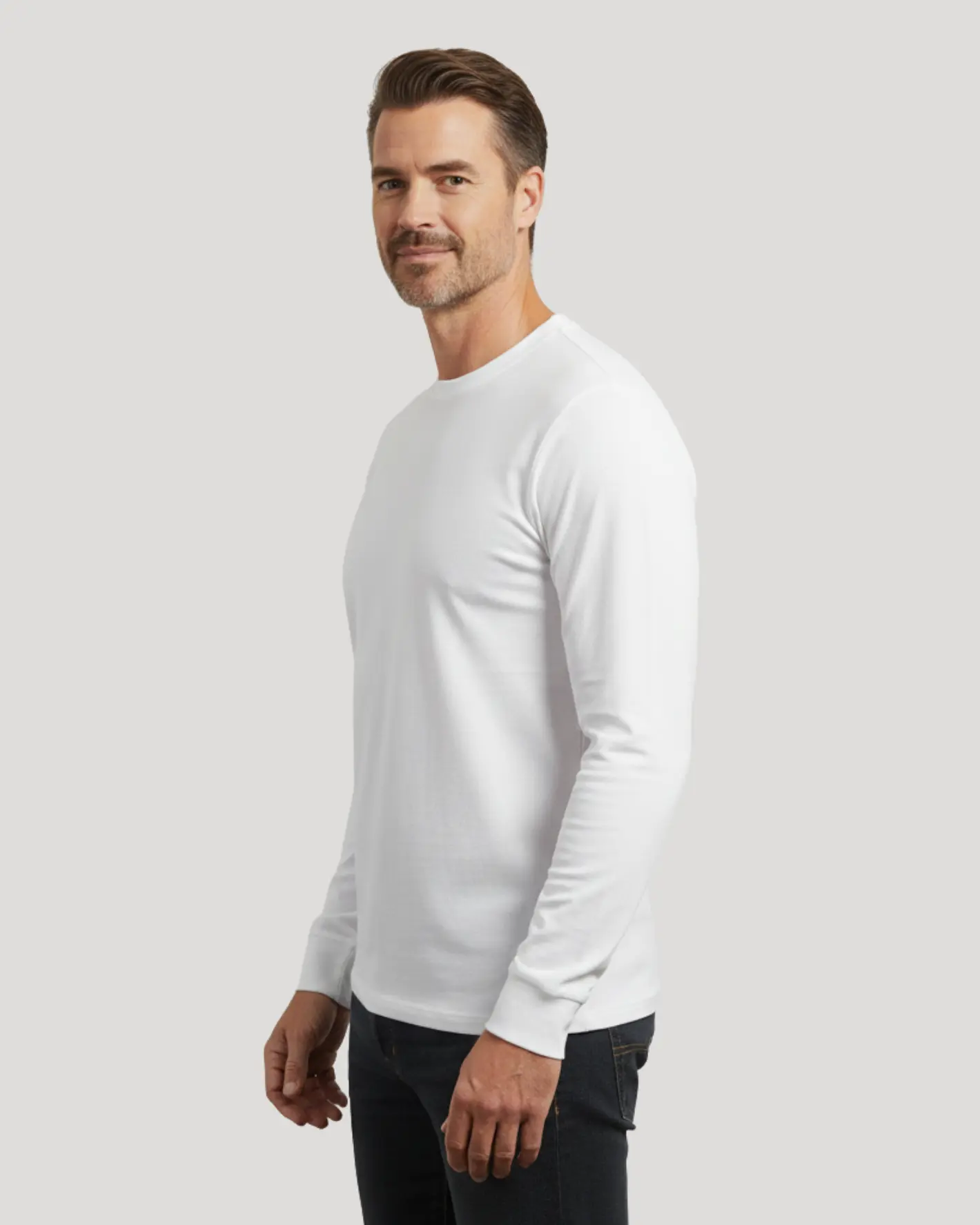 Nico Cotton Long Sleeve Crew Neck
