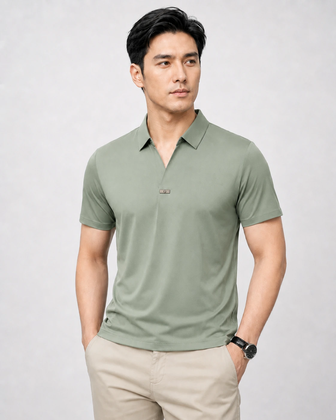 Men's Seamless Luxe Performance Polo