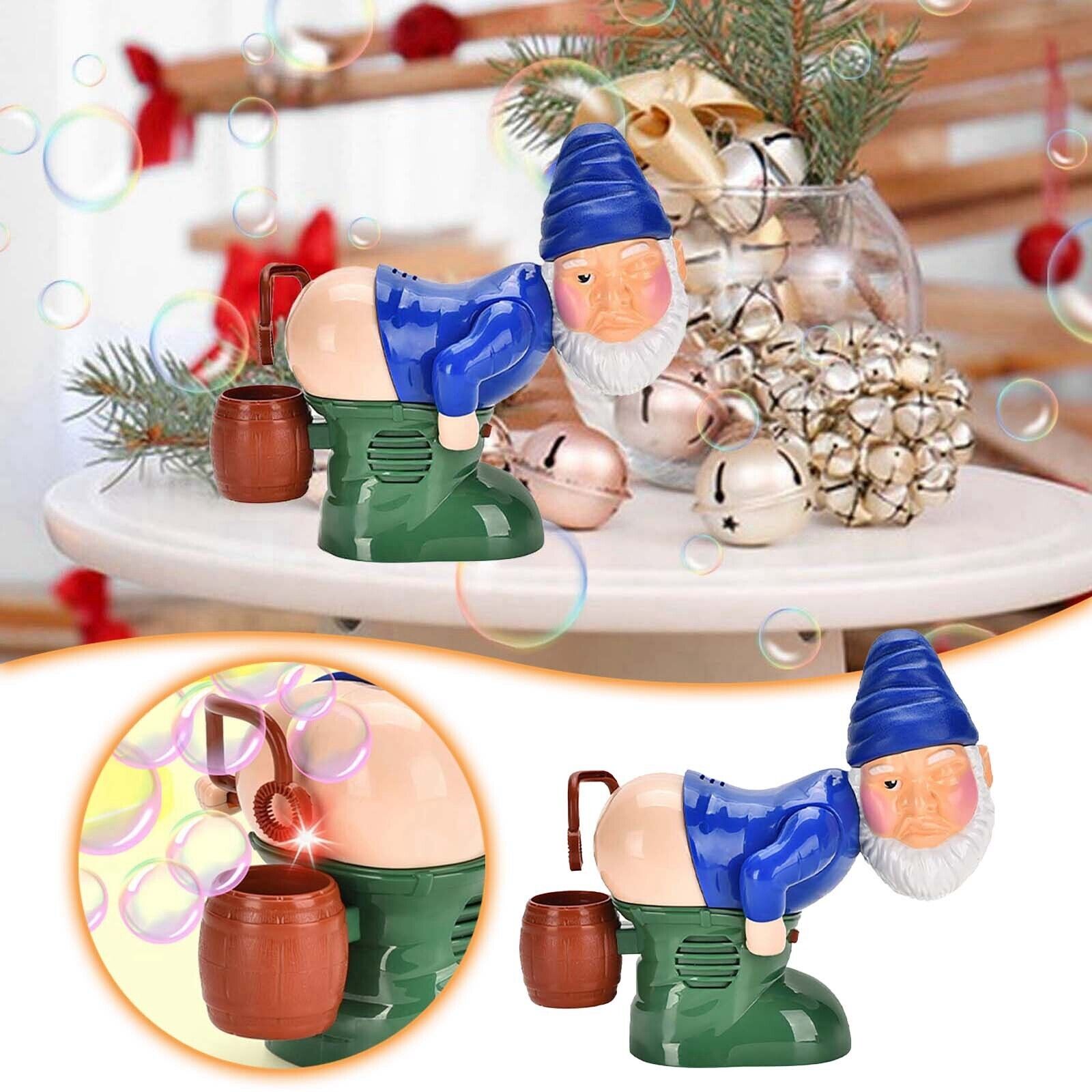 Bubble Blowing Santa