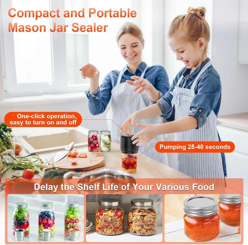 🔥Electric Vacuum Sealer For Mason Jars