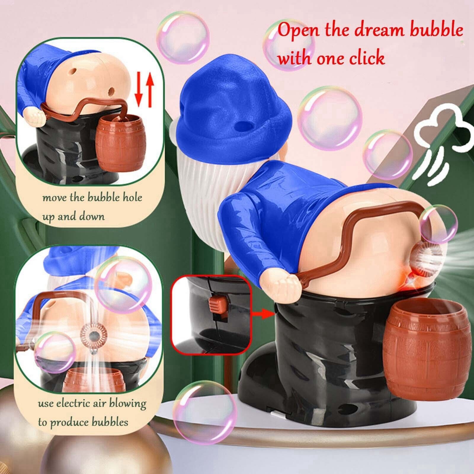 Bubble Blowing Santa