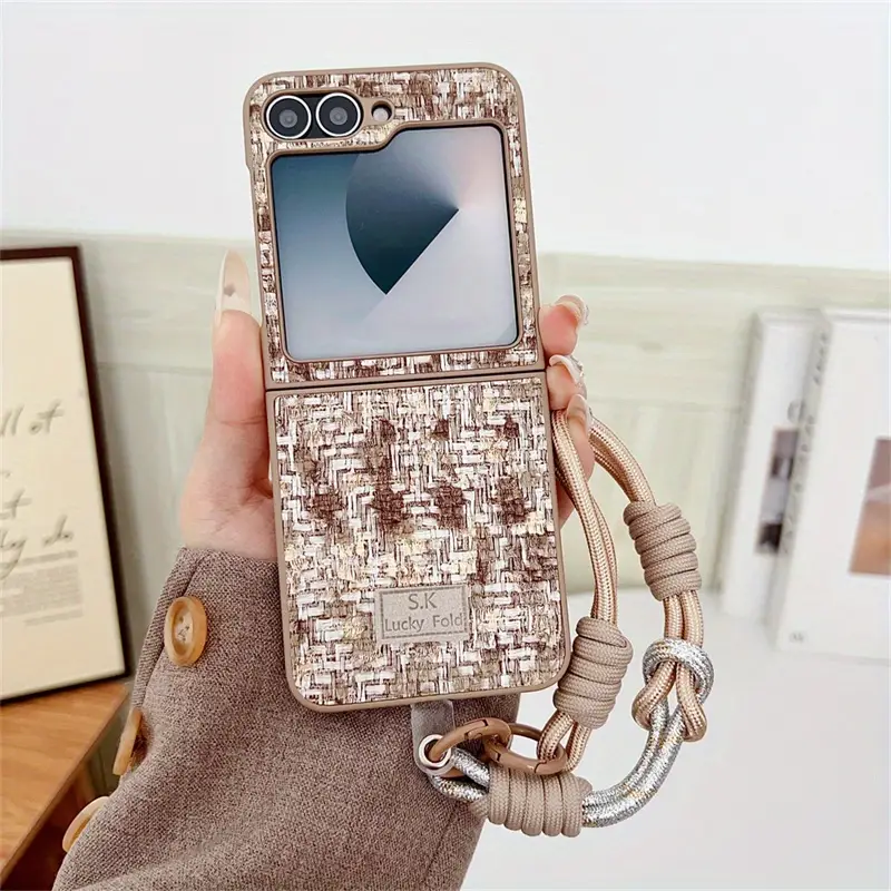 Braided Color Lanyard Phone Case For Samsung Galaxy Z Flip 6/5/4/3