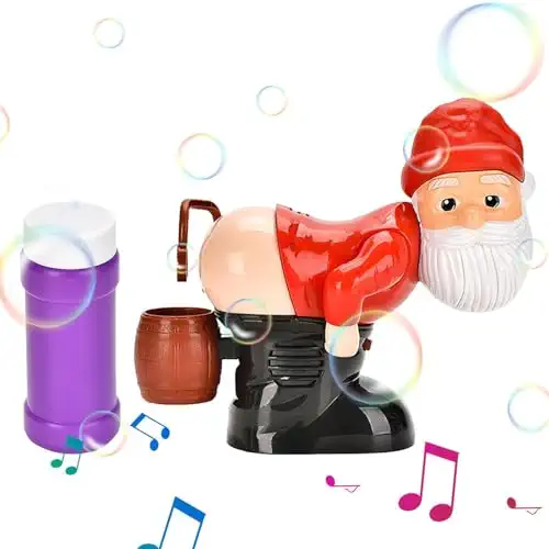 Bubble Blowing Santa