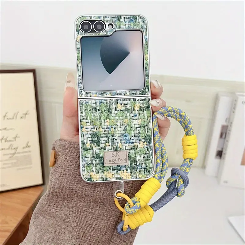 Braided Color Lanyard Phone Case For Samsung Galaxy Z Flip 6/5/4/3