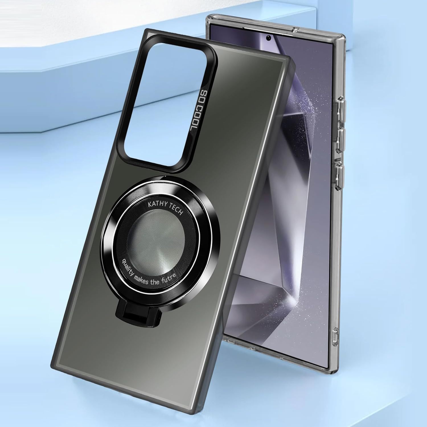 Anti-Scratch Shockproof Magnetic Bracket Case for Samsung S24 Ultra Plus
