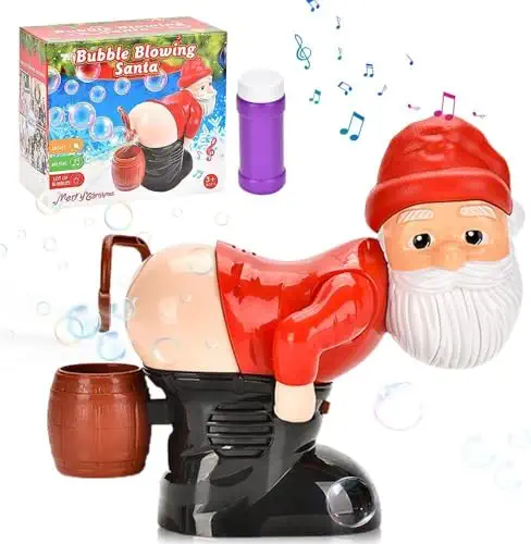 Bubble Blowing Santa