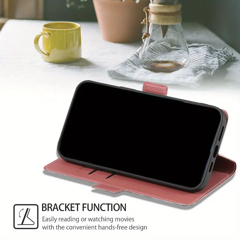 Magnet Buckles Card Holder Bracket Phone Case for Samsung Galaxy S24 S23 S22