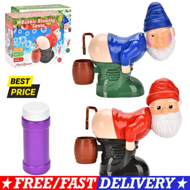 Bubble Blowing Santa
