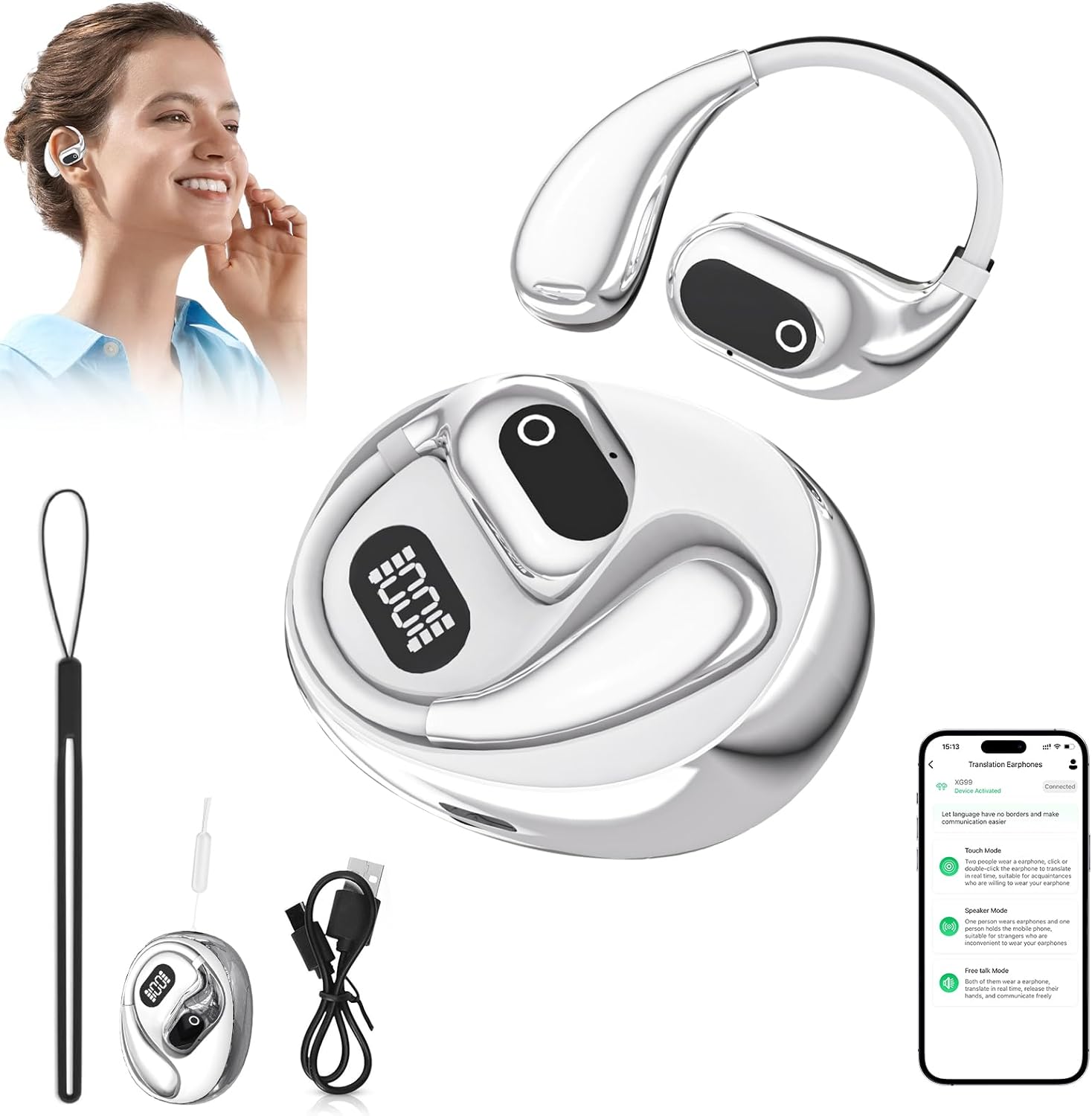 2025 Early Bird-XG99 Pro Instant Ai Translation Headphones