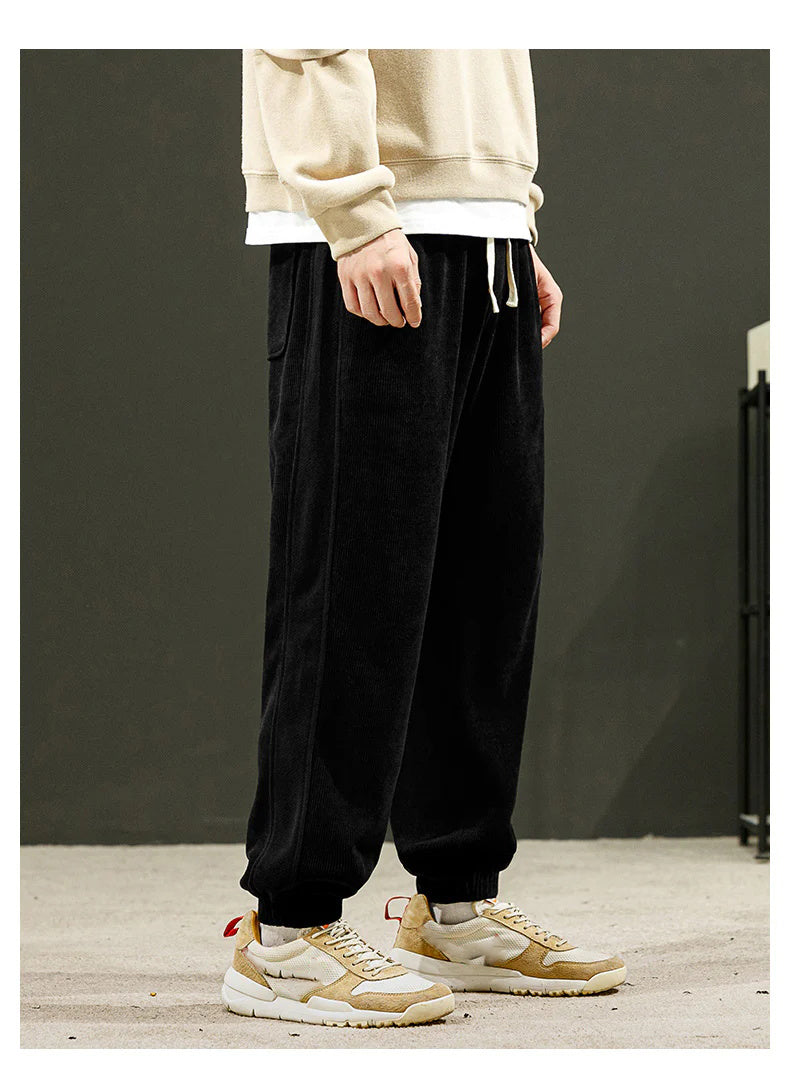 🎁Christmas sale🎅Fashion Corduroy Fabric Men's Casual Soft Pants