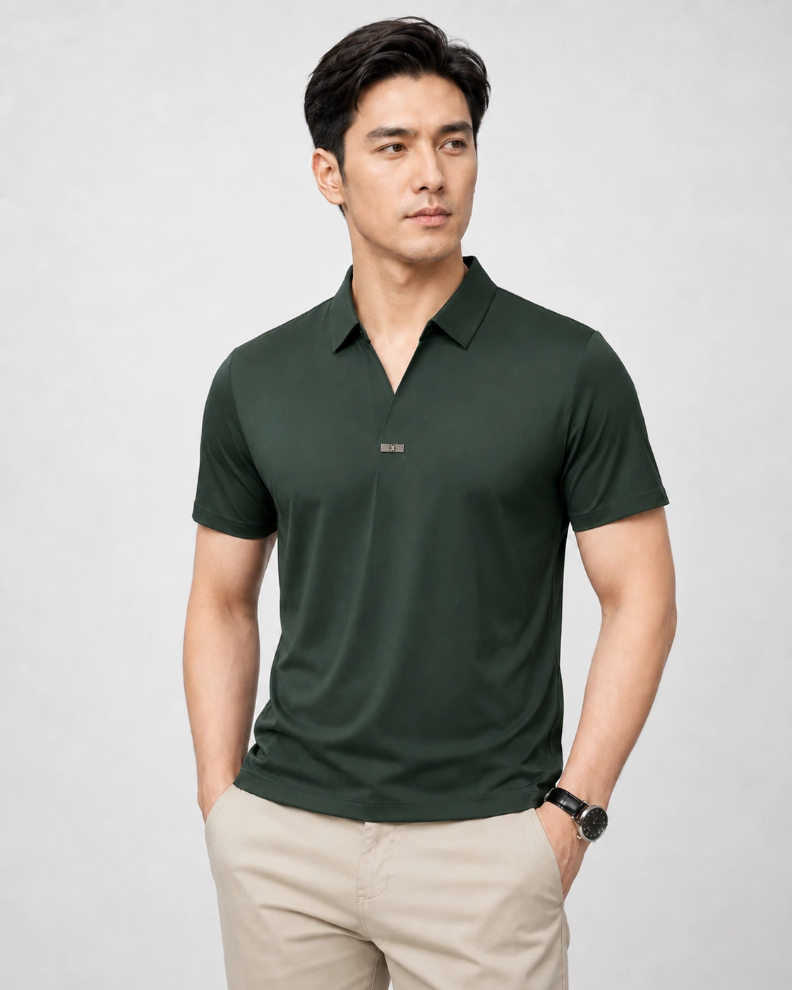 Men's Seamless Luxe Performance Polo