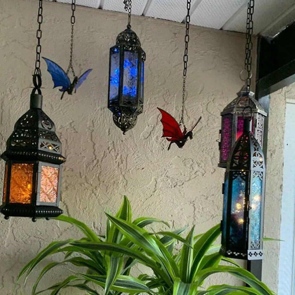 Hanging Dragon Stained Suncatcher Handmade Stained Glass Window Hanging Decor