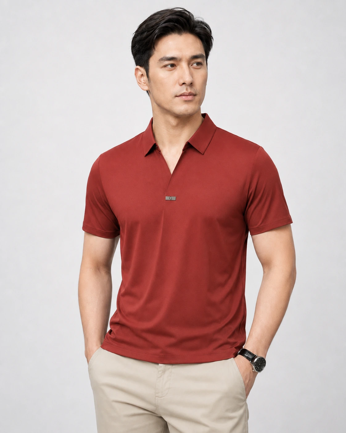 Men's Seamless Luxe Performance Polo