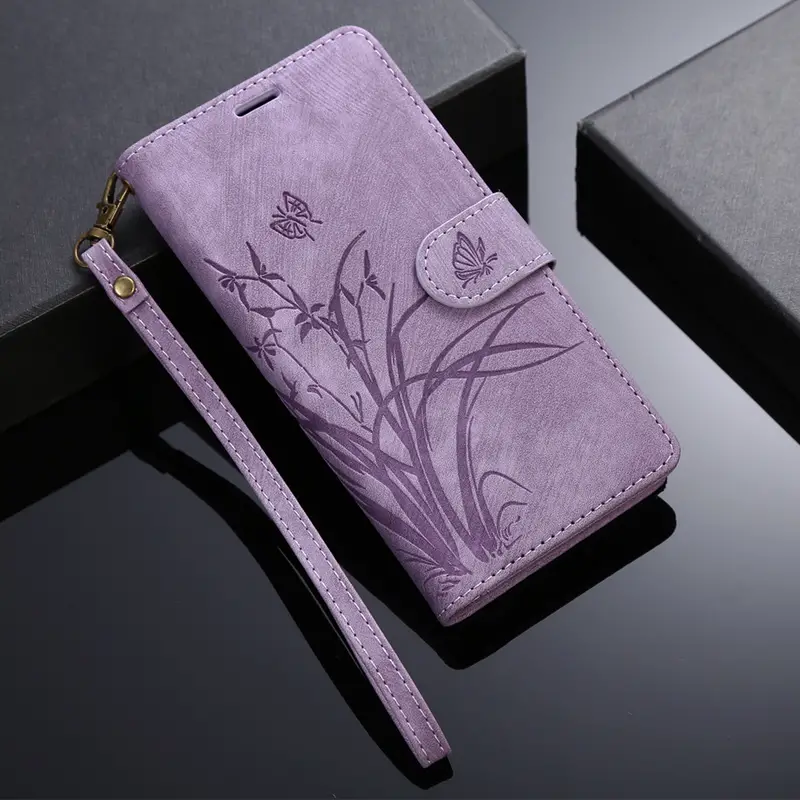 flower flip case for google pixel 8 8a 7 7a 6 6a pro lanyard pu leather wallet card slot stand magnetic phone bag cover details 1