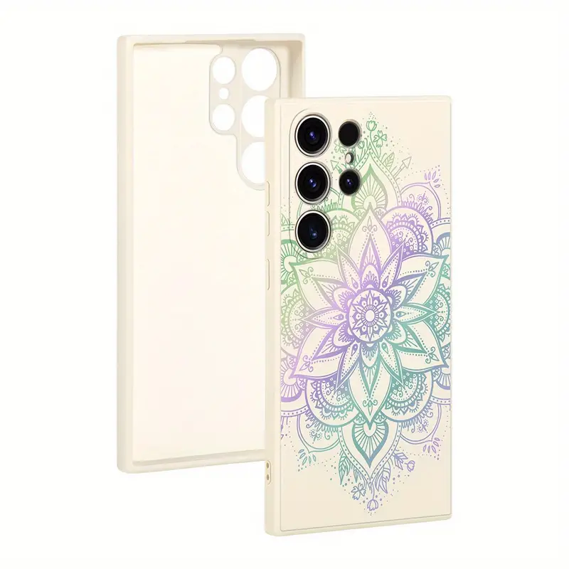 mandala flower pattern phone case for for samsung s24ultra s24 s24 s23ultra s23 s23 s23fe s22ultra s22 s22 s21ultra s21 s21fe s21 s20ultra s20 s20fe s20 a23 a23 5g a33 5g a53 5g a54 5g details 2