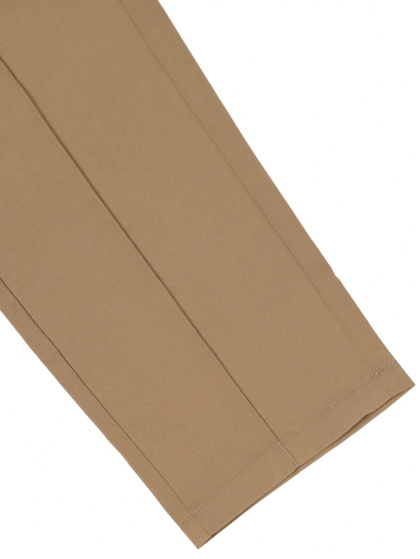 Men's Dress Pants Trousers Chinos Buttons Pocket Plaid Comfort Formal Party Work Fashion Classic Style Black Wine Micro-elastic