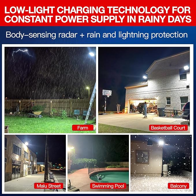 ⏰Spring Sale 50% OFF - Commercial 1000000LM LED Outdoor Dusk to Dawn Solar Road Area Lamp